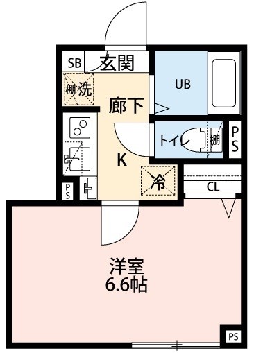 津川サンライト足立 間取り図