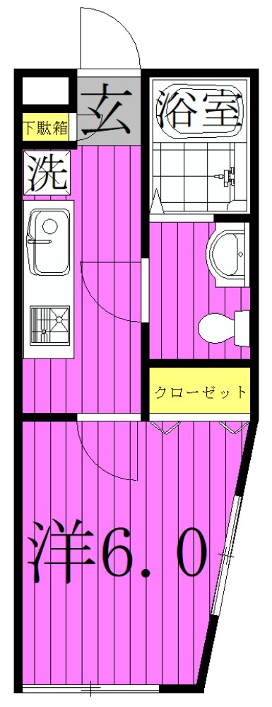 ソリッド堀切菖蒲園壱番館 間取り図