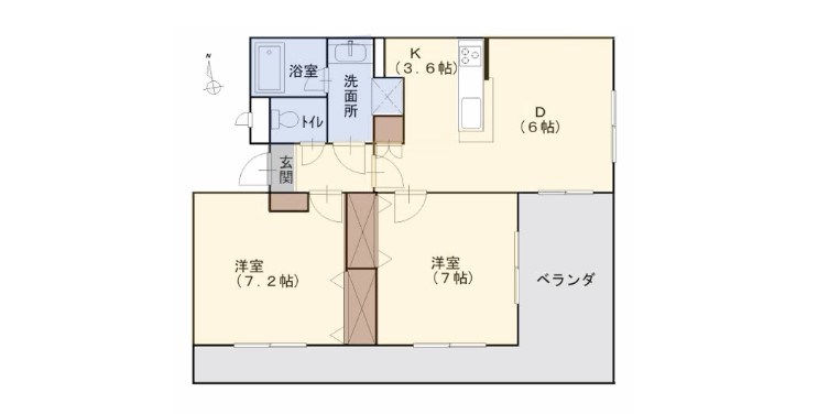 メイクスＢ棟 間取り