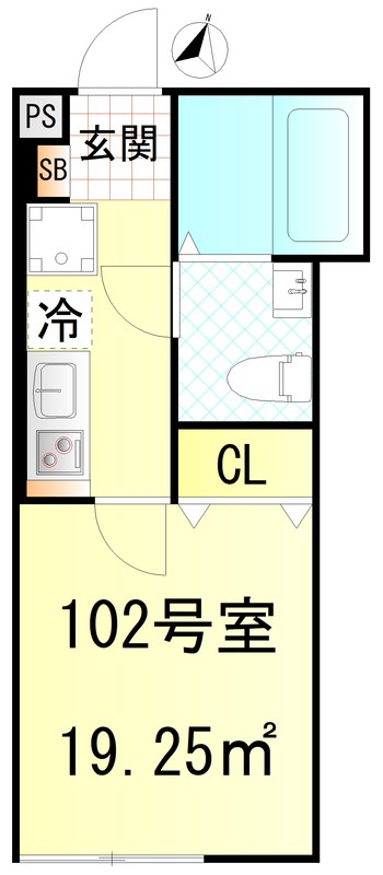 CFジオーレ北綾瀬テラス 間取り図