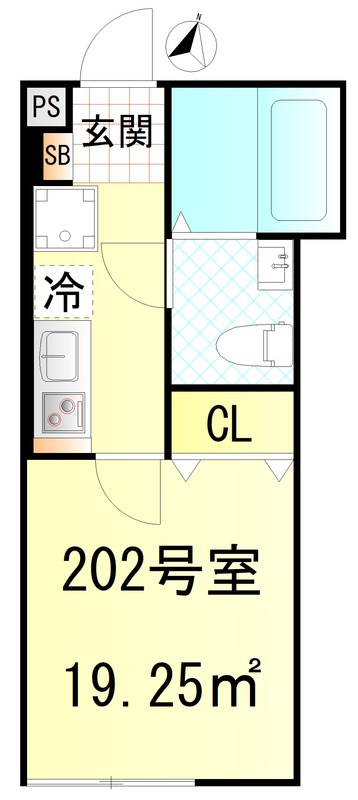CFジオーレ北綾瀬テラス 間取り図