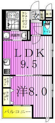カンパネラ 間取り図