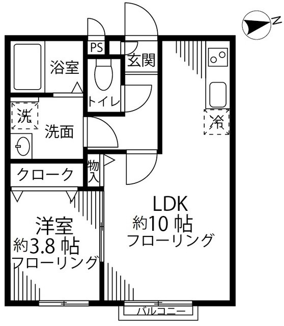 メゾンドジュンキ 間取り図