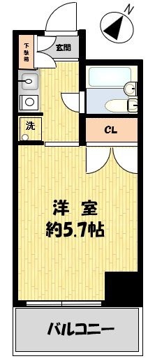 コスモ亀有V 間取り図