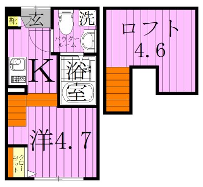 ハーモニーテラス西加平 間取り図