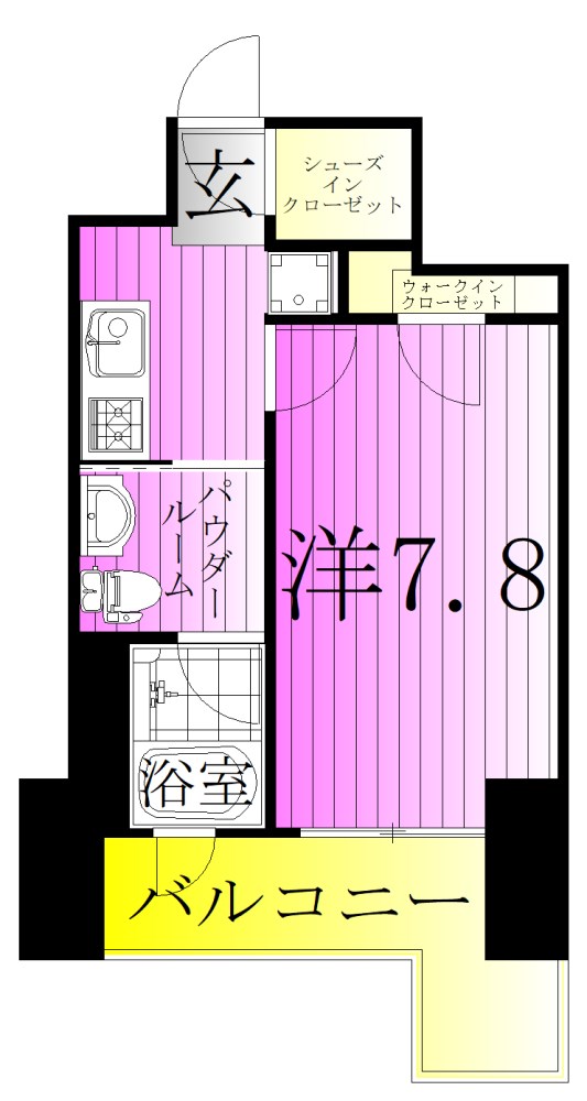 ベルドゥムール扇大橋２ 間取り図