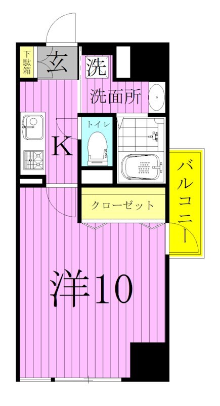 プライムアーバン千住 間取り図