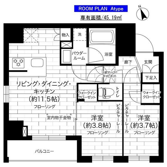 ステージグランデ亀有アジールコート 間取り図