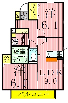 ドゥ　リアン　ファミリオ 間取り