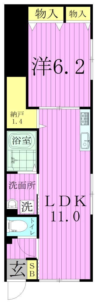 アヴェニール 間取り図
