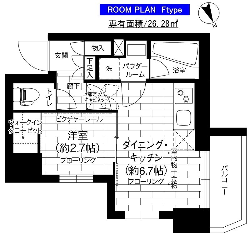 ステージグランデ亀有アジールコート 間取り図