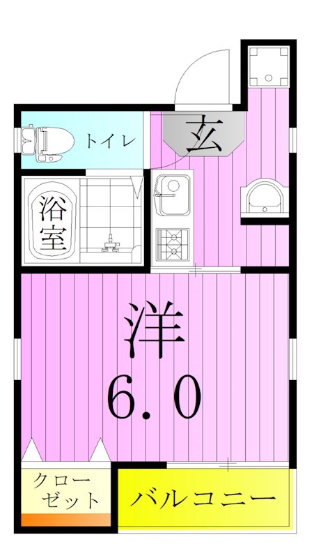 NS-GATE 青井 first stage 間取り図