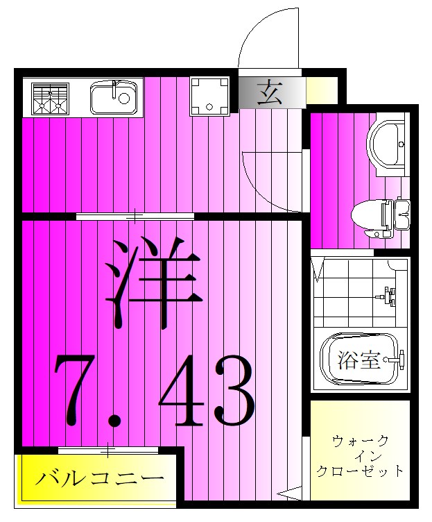 CAREL新鎌ヶ谷 間取り