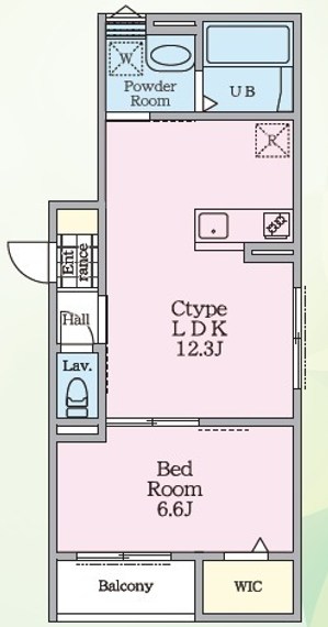 (仮称)梅田・Eアパート 間取り図