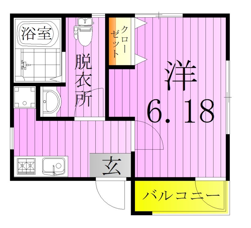 NS-GATE 青井 first stage 間取り図