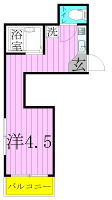 ＭＥＬＤＩＡ江北 間取り図