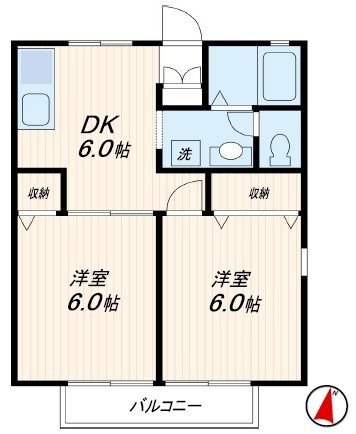 vaqueroA 101号室 間取り