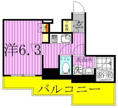 ジュイールパルフェ西新井 間取り図