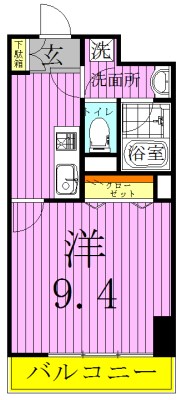 プライムアーバン千住 間取り図