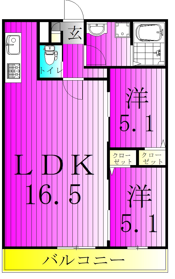 シエーナ北小金Ⅰ 間取り