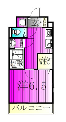 プロスペリティ 201号室 間取り