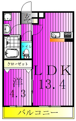 シエーナ北小金Ⅲ 間取り