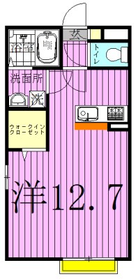 インホーム 105号室 間取り