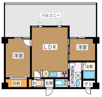 シャイン竹ノ塚 間取り図