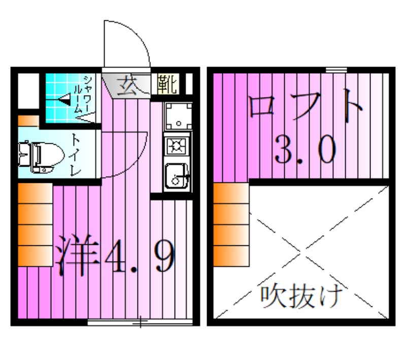 グラン千住仲町 間取り図