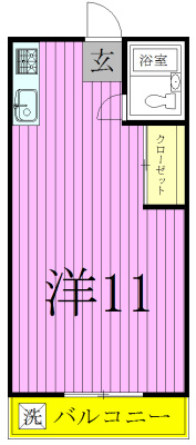シャトレートーワ 203号室 間取り