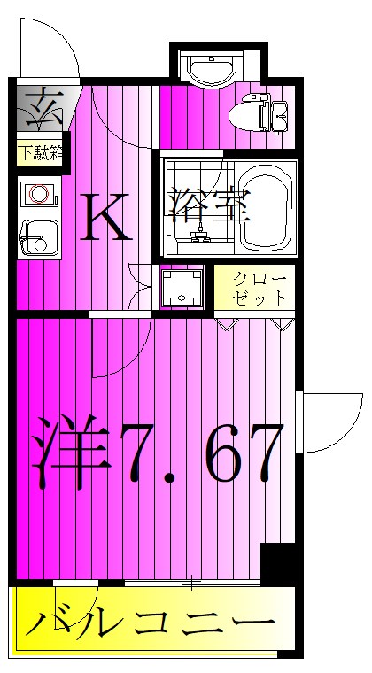 サンリット亀有 間取り図