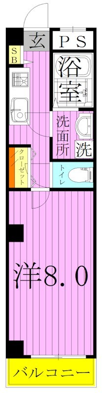 サンマルコ北綾瀬 間取り図