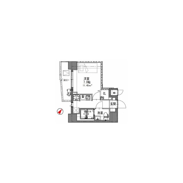 Ｙビル江北oneタワー 間取り図