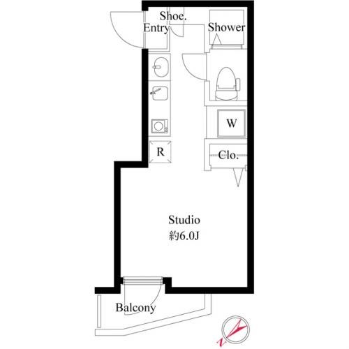 セレブラーレ町屋 間取り図