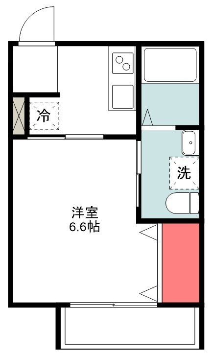 GRANADA 203号室 間取り