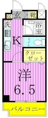 リバージュ北千住 間取り図