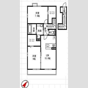 クレストガーデンB 202号室 間取り
