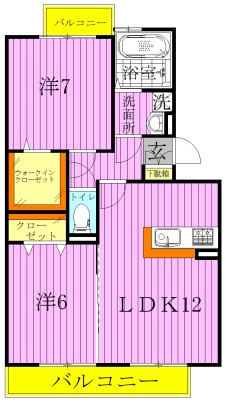 サルドセジュール 間取り図