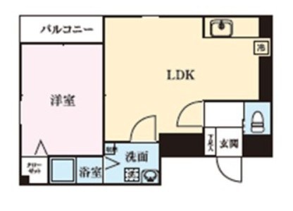 アンジェリークトキワI  203号室 間取り