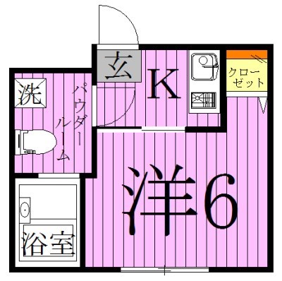 グランシャレー梅島3 間取り図