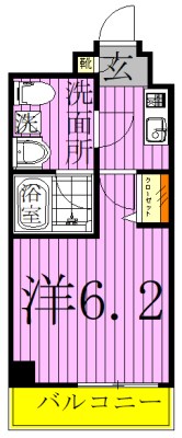 クレヴィスタ綾瀬 間取り図