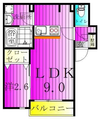 KEIAI RESIDENCE 豊四季Ⅱ 間取り