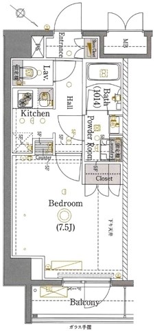 AZEST堀切菖蒲園 間取り図