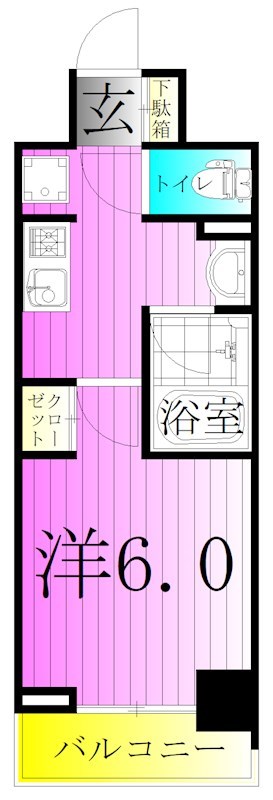 TLRレジデンス亀有 間取り図
