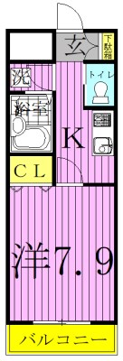 マロンドセブンⅢ 301号室 間取り