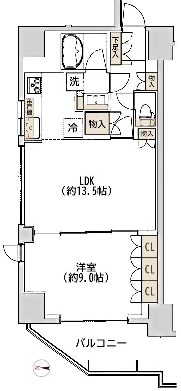 ヴェルディーク綾瀬 間取り図