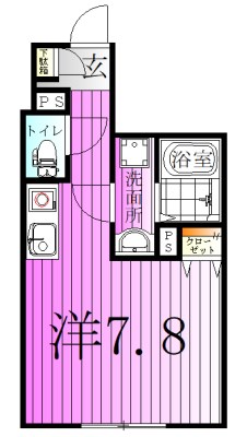 レピュア北千住レジデンスⅡ 間取り図