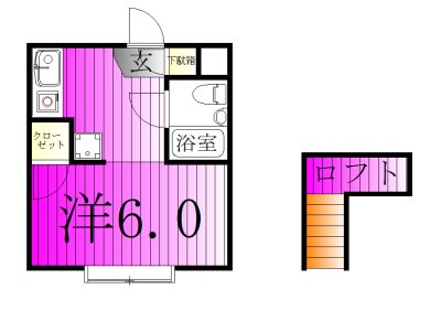 ベルピア五香第2-2 105号室 間取り