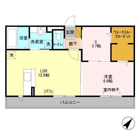 エスポワールＥ 302号室 間取り
