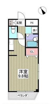 中村第一コーポ 間取り